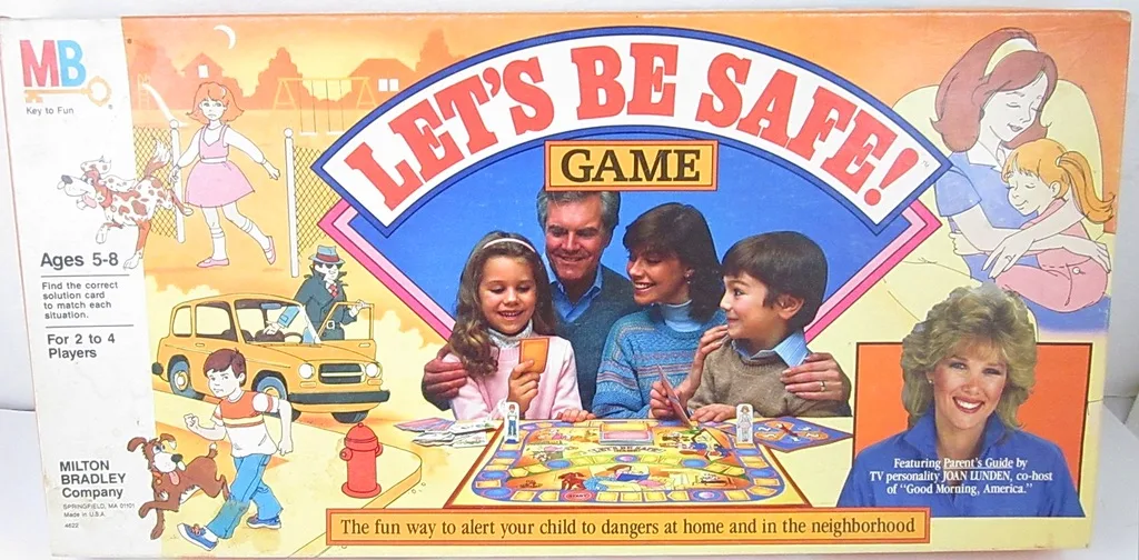 Box art for "Let's Be Safe" boardgame