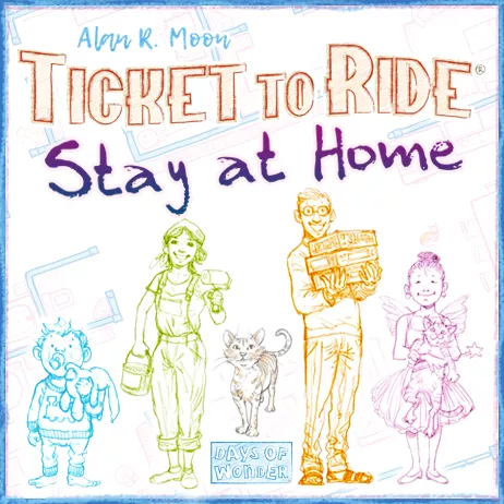 Graphic for Ticket to Ride: Stay at Home print-and-play edition