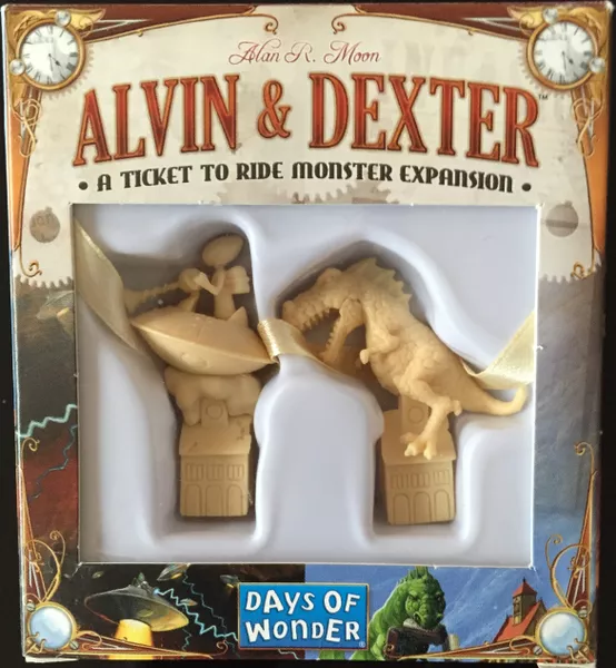 Box cover for Ticket to Ride: Alvin & Dexter Monster Expansion